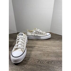 Converse‎ Chuck Taylor All Star Lift Platform Low Top White Sneakers Streetwear